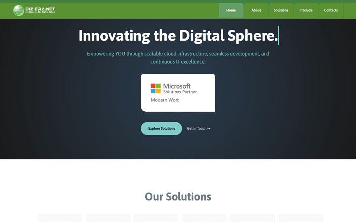 Screenshot ta' biz-era.net