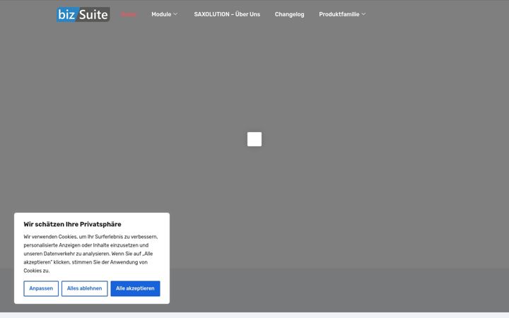 Screenshot of biz-suite.de