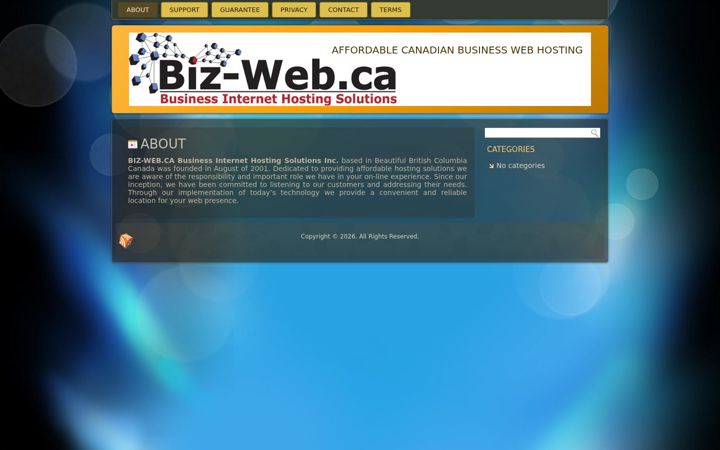 Screenshot of biz-web.ca