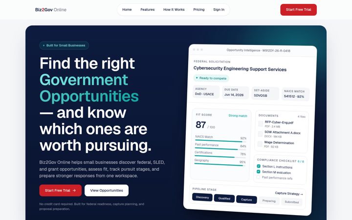 Screenshot of biz2gov.online