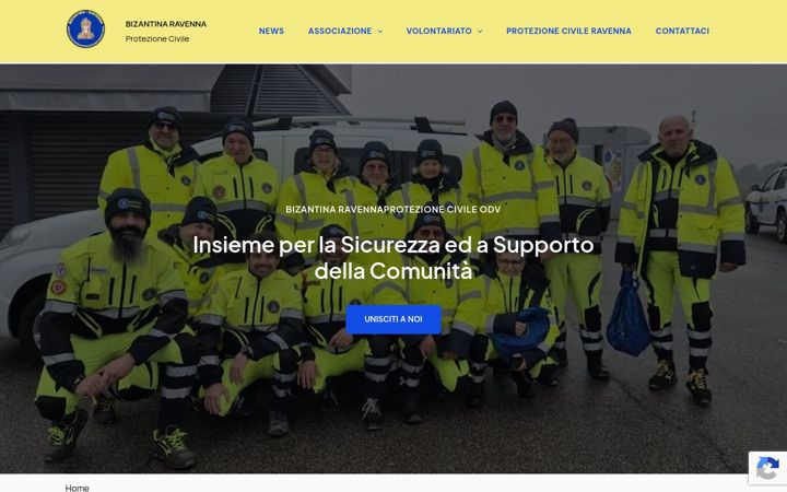 Screenshot of bizantinaravenna.it