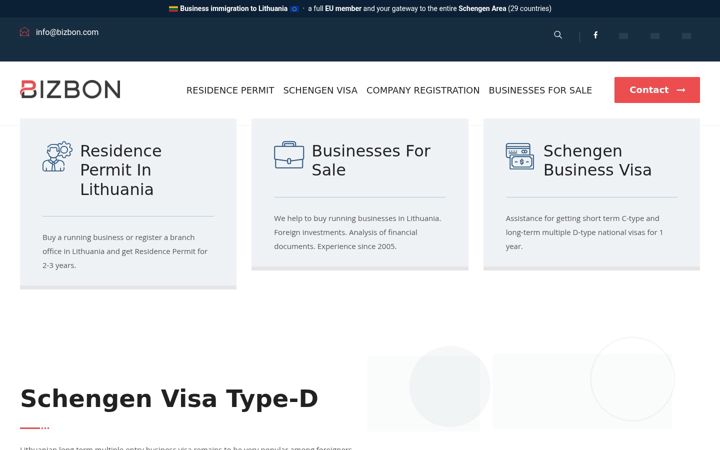 Screenshot of bizbon.com