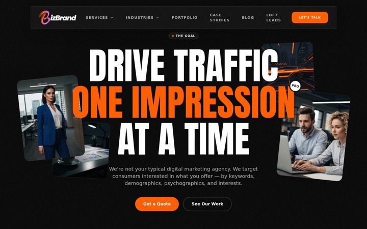 Screenshot of bizbrand.me