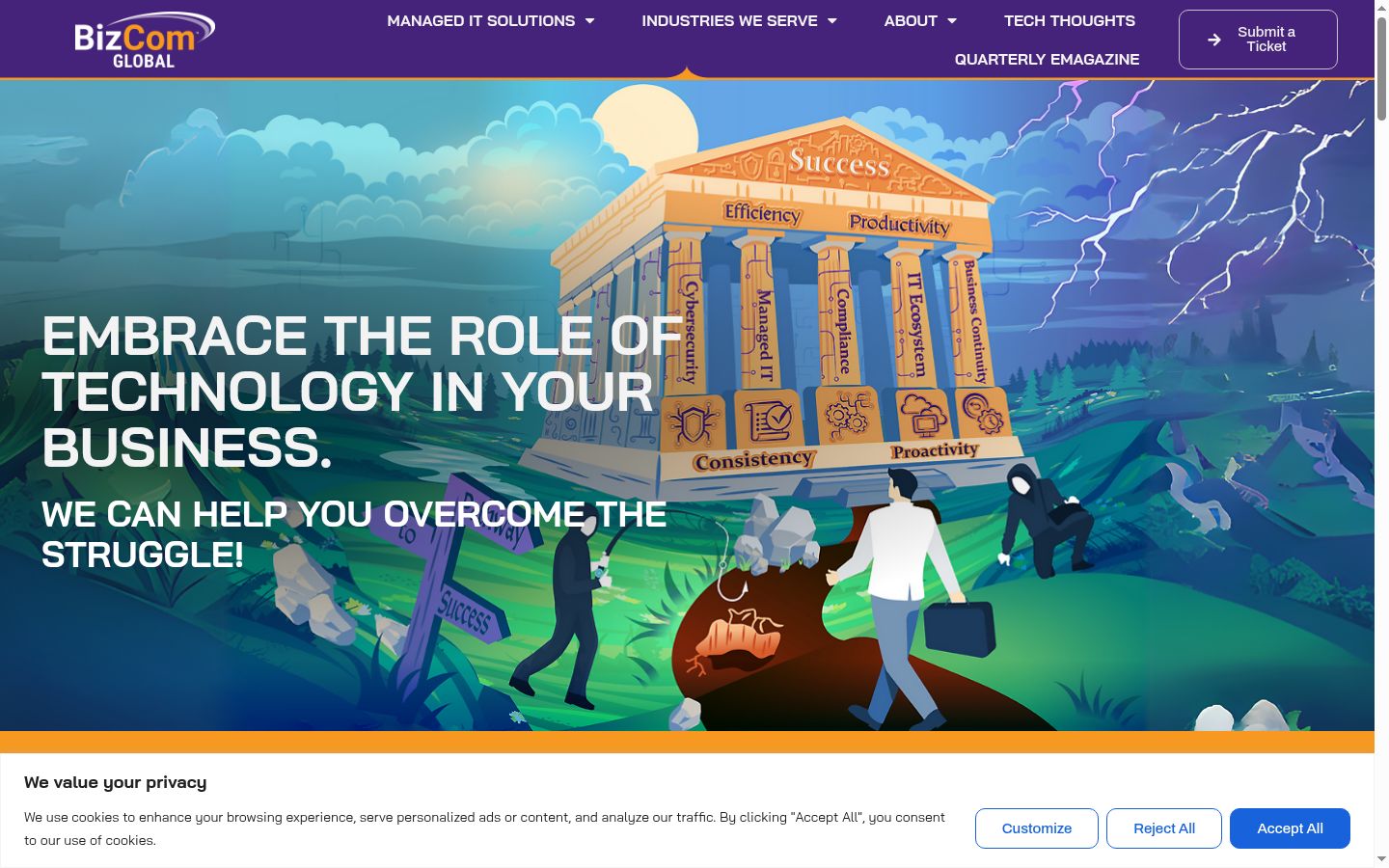 Screenshot tal-banner tal-kunsens muri qabel kwalunkwe interazzjoni