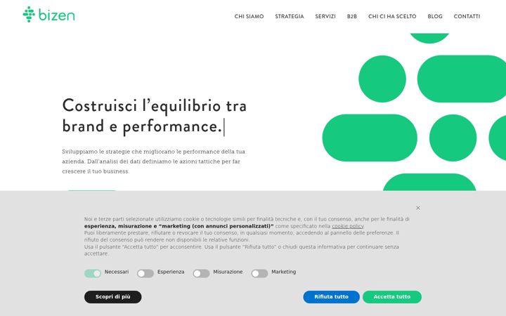 Screenshot of bizen.it
