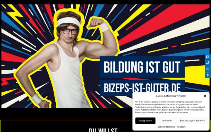 Snímek obrazovky bizeps-ist-guter.de