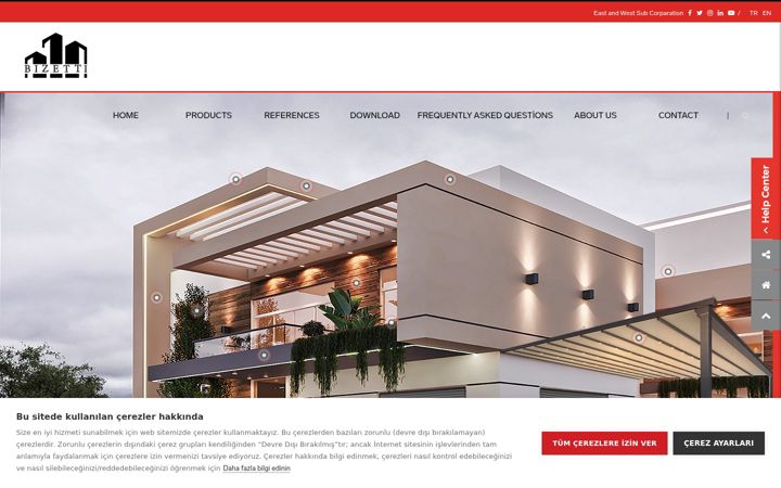 Screenshot of bizetti.com