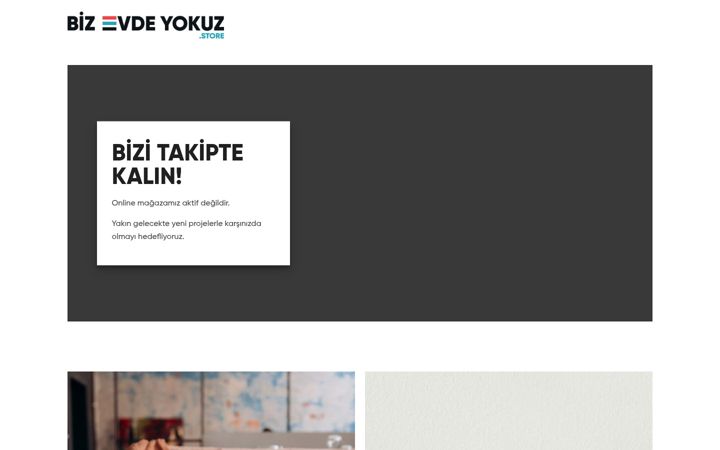 Screenshot of bizevdeyokuz.store