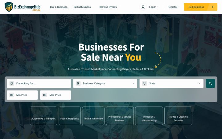 Képernyőkép: bizexchangehub.com.au