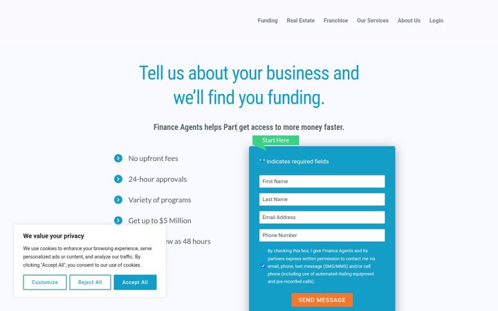 Képernyőkép: bizfinancegroup.com