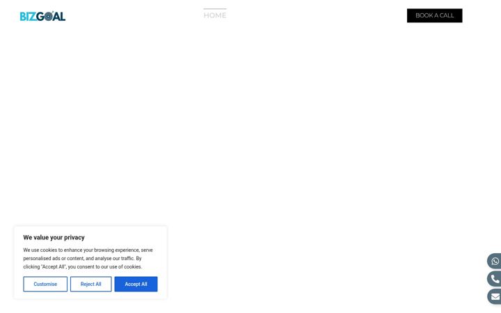 Screenshot of bizgoal.co.uk