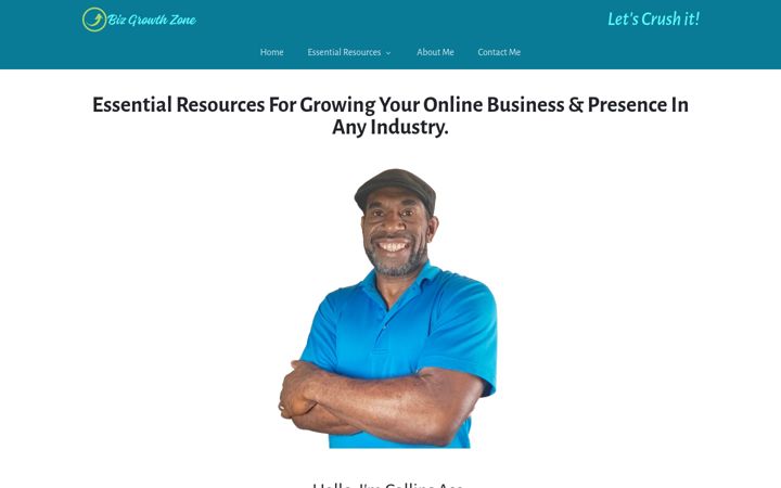 Screenshot ta' bizgrowthzone.com