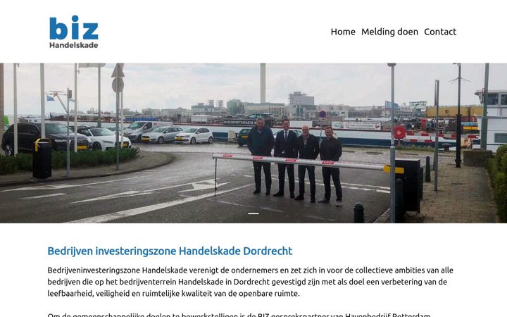 Screenshot of bizhandelskade.nl