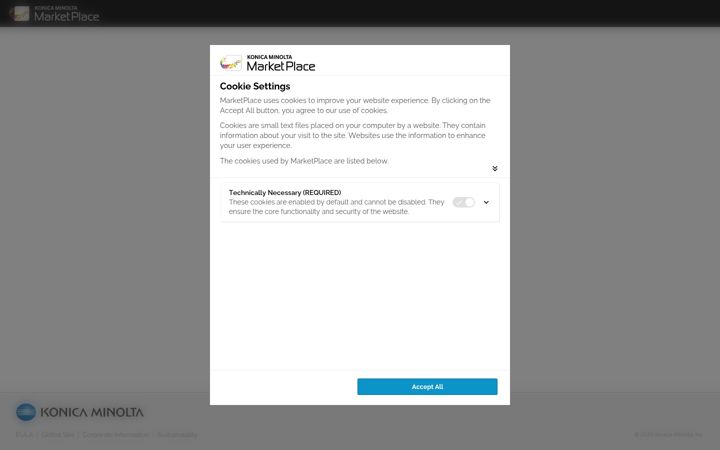 Screenshot του bizhubmarketplace.com