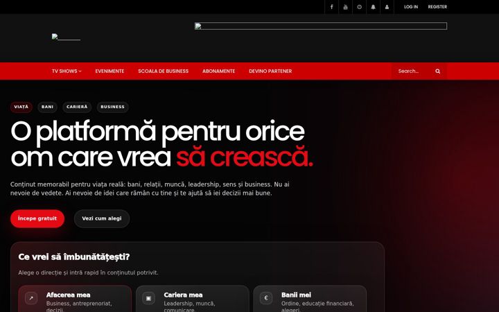Screenshot of bizilive.tv