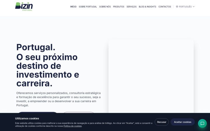 Screenshot of bizinportugal.com