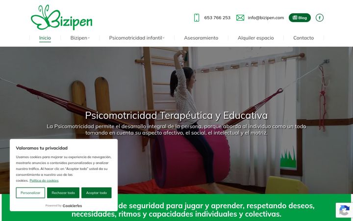 Skärmbild av bizipen.com