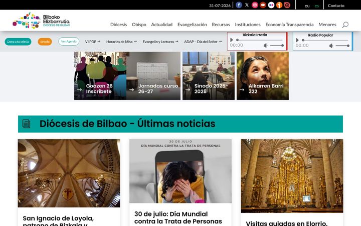 Screenshot of bizkeliza.org