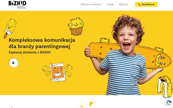 Screenshot of bizkid.pl