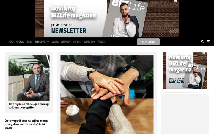 Screenshot of bizlife.rs
