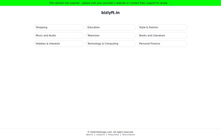Screenshot of bizlyft.in
