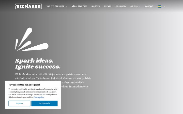 Screenshot of bizmaker.se