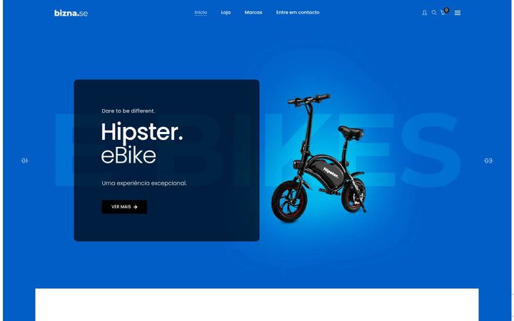 Screenshot of bizna.se
