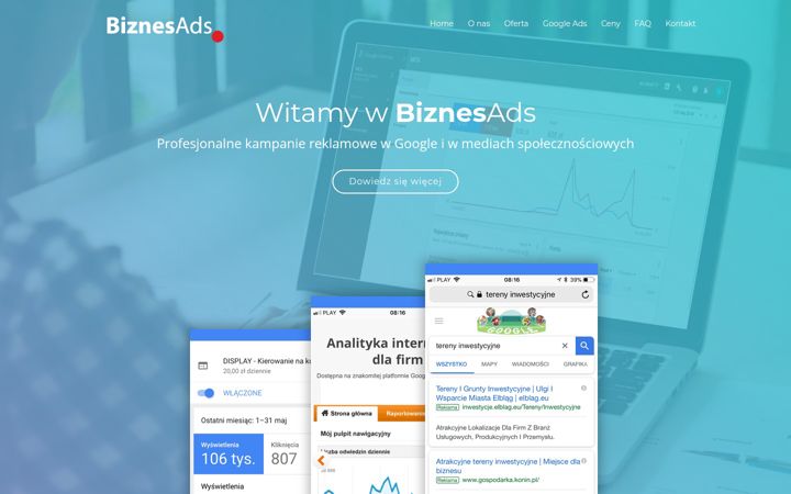 Screenshot of biznesads.pl