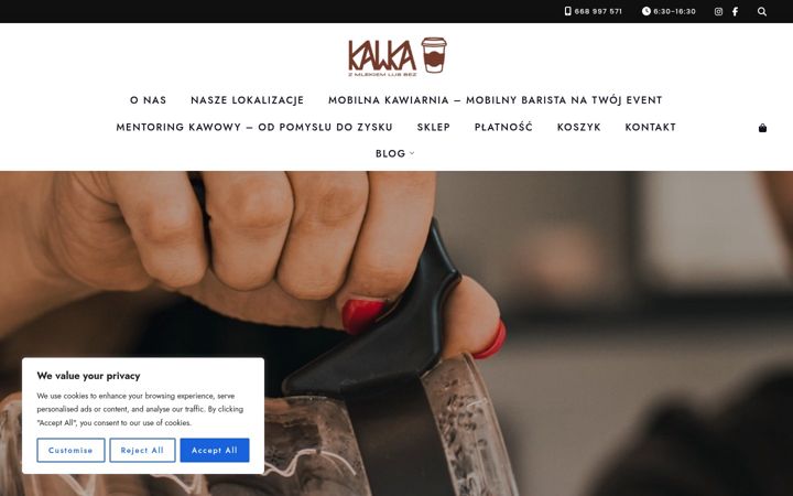 Screenshot of biznesdokawki.pl
