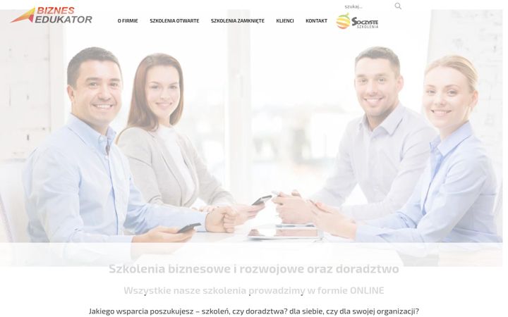 Screenshot of biznesedukator.pl