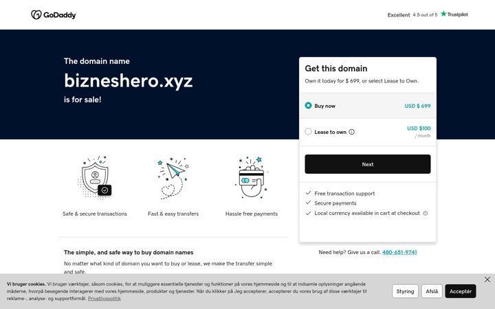 Képernyőkép: bizneshero.xyz