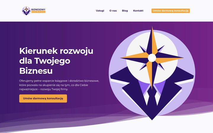 Screenshot of biznesowykompas.pl