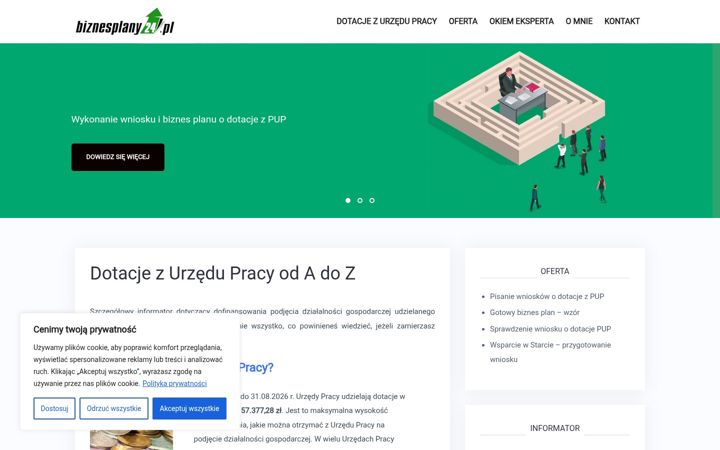 Screenshot of biznesplany24.pl