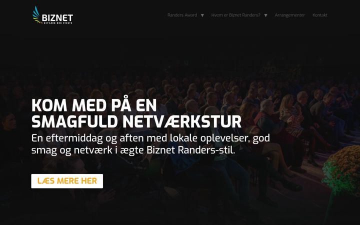 Screenshot of biznetranders.dk