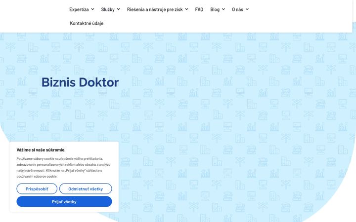 Screenshot von biznisdoktor.com
