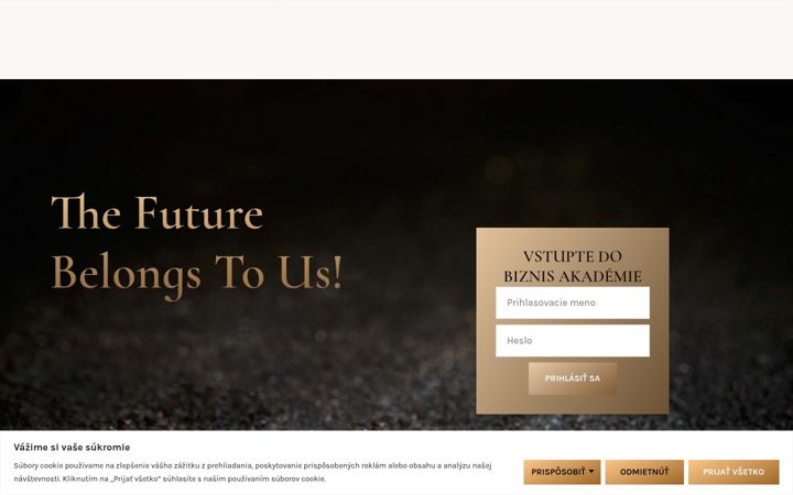 Screenshot of biznispartner.eu