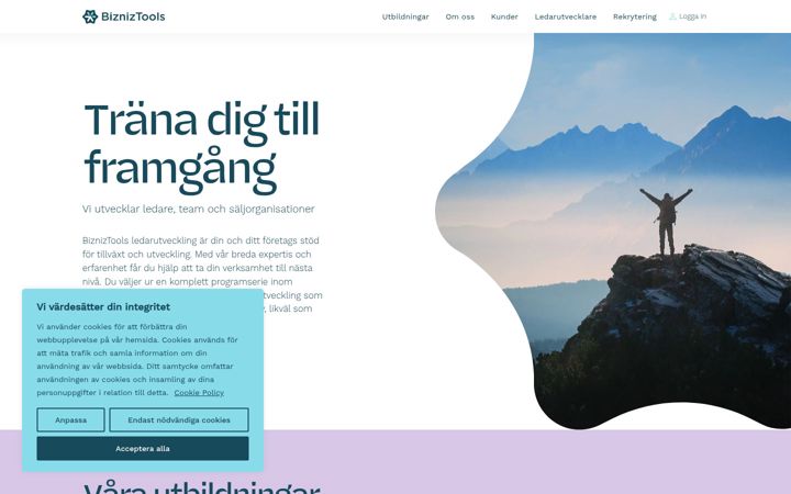Screenshot ta' bizniztools.com