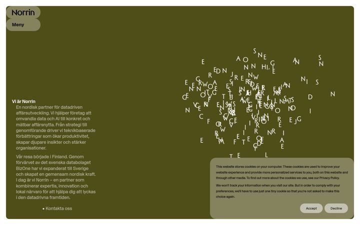 Screenshot of bizone.se