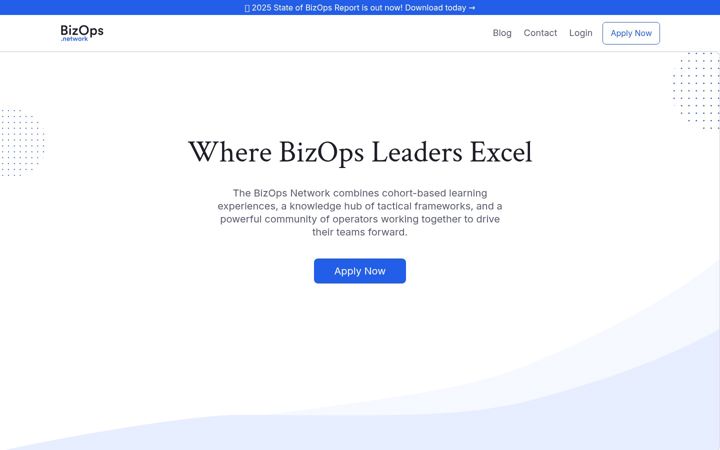 Screenshot of bizops.network