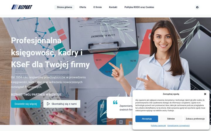 Screenshot of bizpart.pl