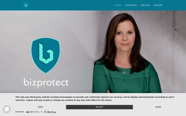 Screenshot of bizprotect.de