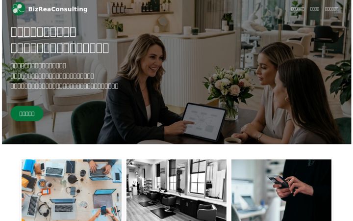 Screenshot of bizreaconsulting.com