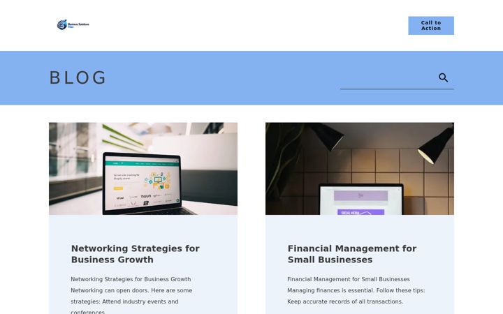 Screenshot του bizsolutionsagency.com