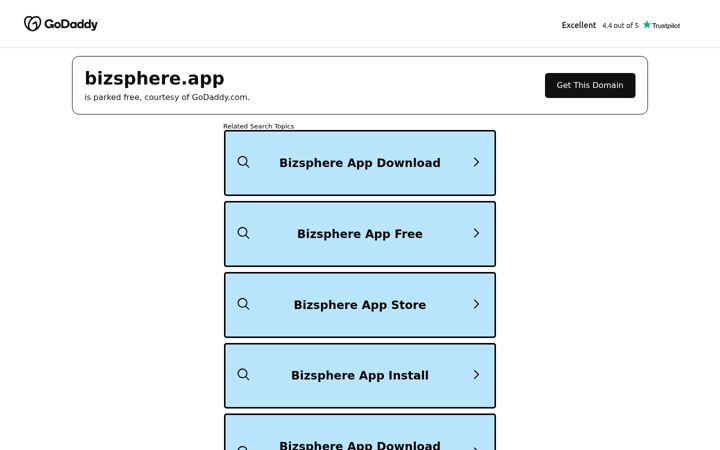 Screenshot του bizsphere.app
