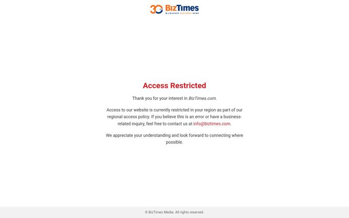 Screenshot of biztimes.com