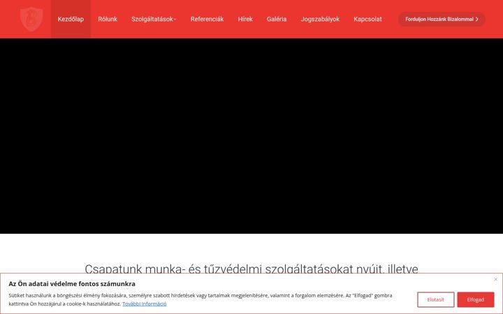 Screenshot of biztonsagert.hu