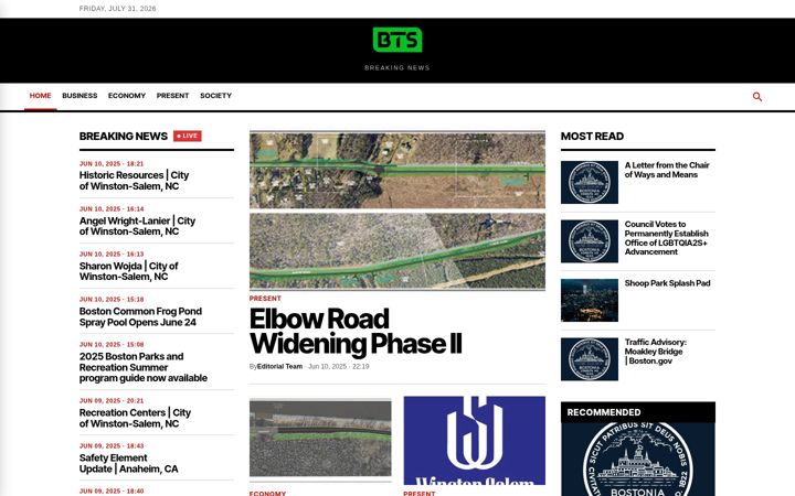 Screenshot of biztopstories.com