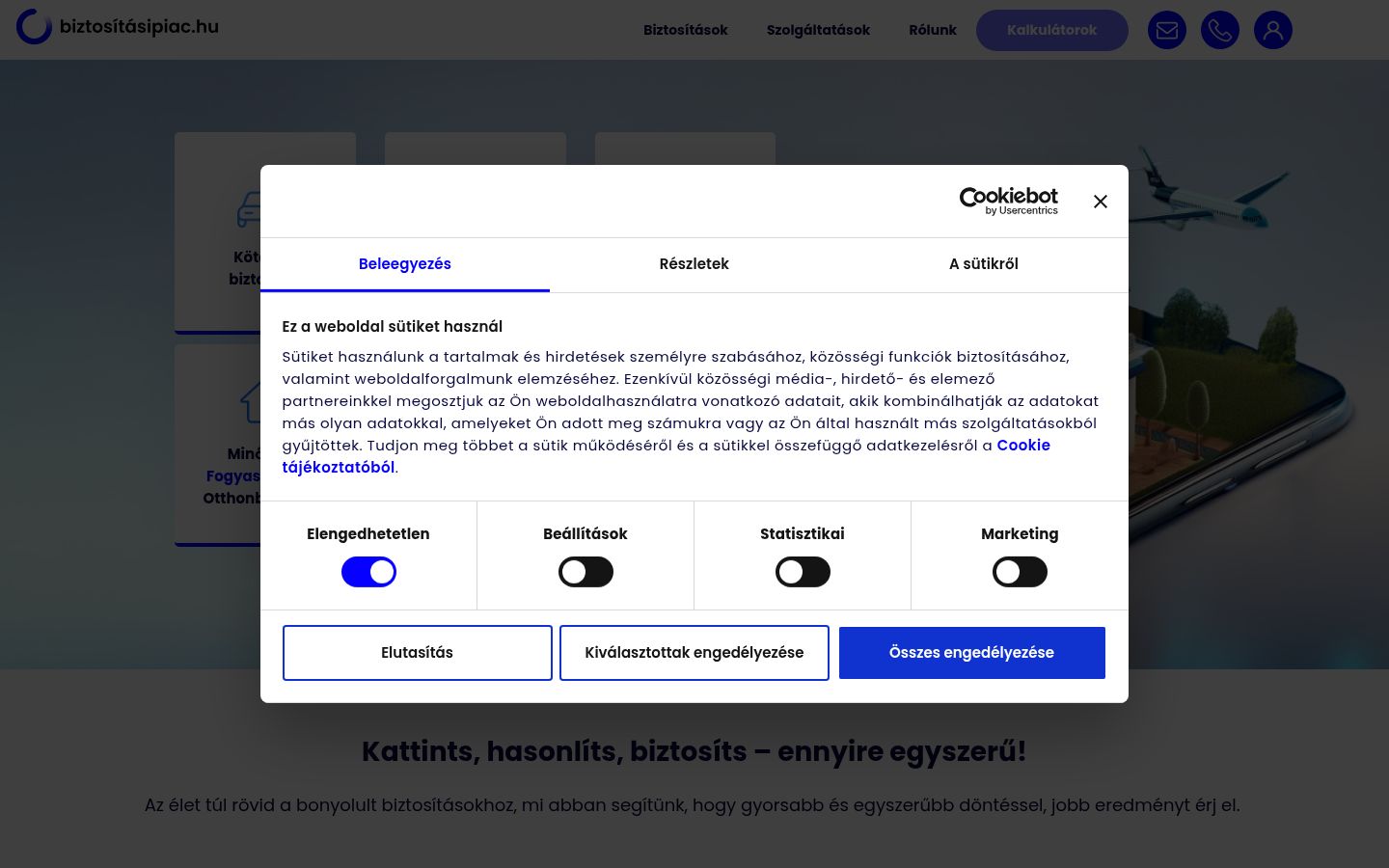 Ekrānuzņēmums ar piekrišanas baneri, kas tika rādīts pirms jebkādas mijiedarbības