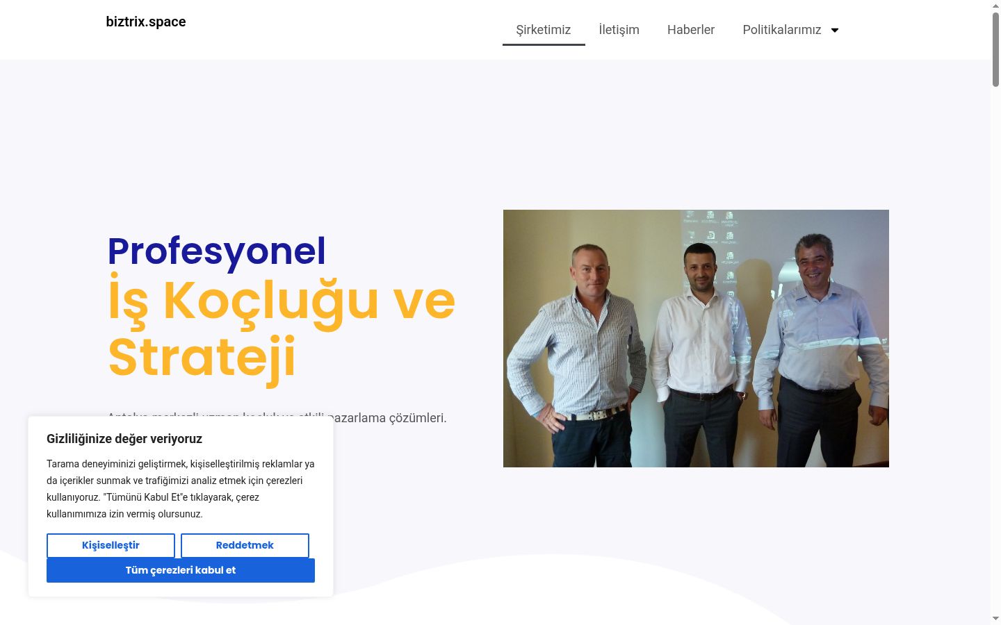 Snímka obrazovky banera súhlasu zobrazeného pred akoukoľvek interakciou