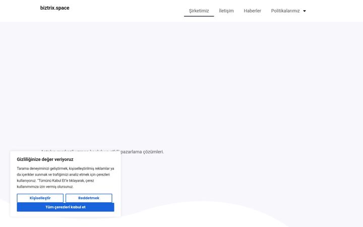 Screenshot of biztrix.space